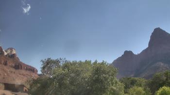 Weather camera view of Zion Canyon Village.